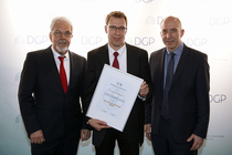 v.l.n.r. . Werner Ukas (Geschäftsführer Stiftung Oskar-Helene-Heim), Prof. Dr. med. Marius Hoeper (Medizinische Hochschule Hannover), Univ. Prof. Dr. Horst Olschewski (Medizinische Universität Graz) (Foto: Mike Auerbach)